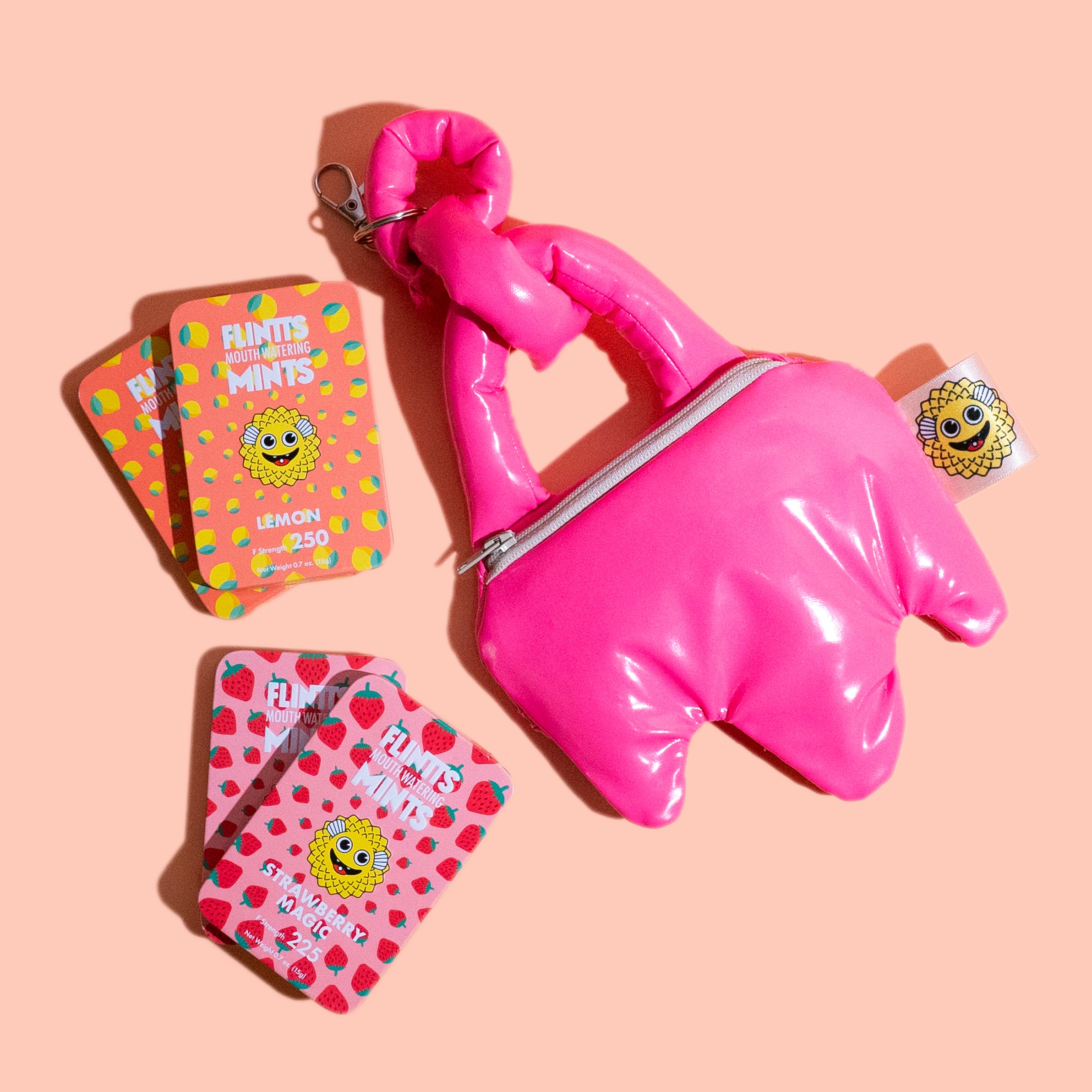 Icy Pink Lemonade Bag Charm Bundle