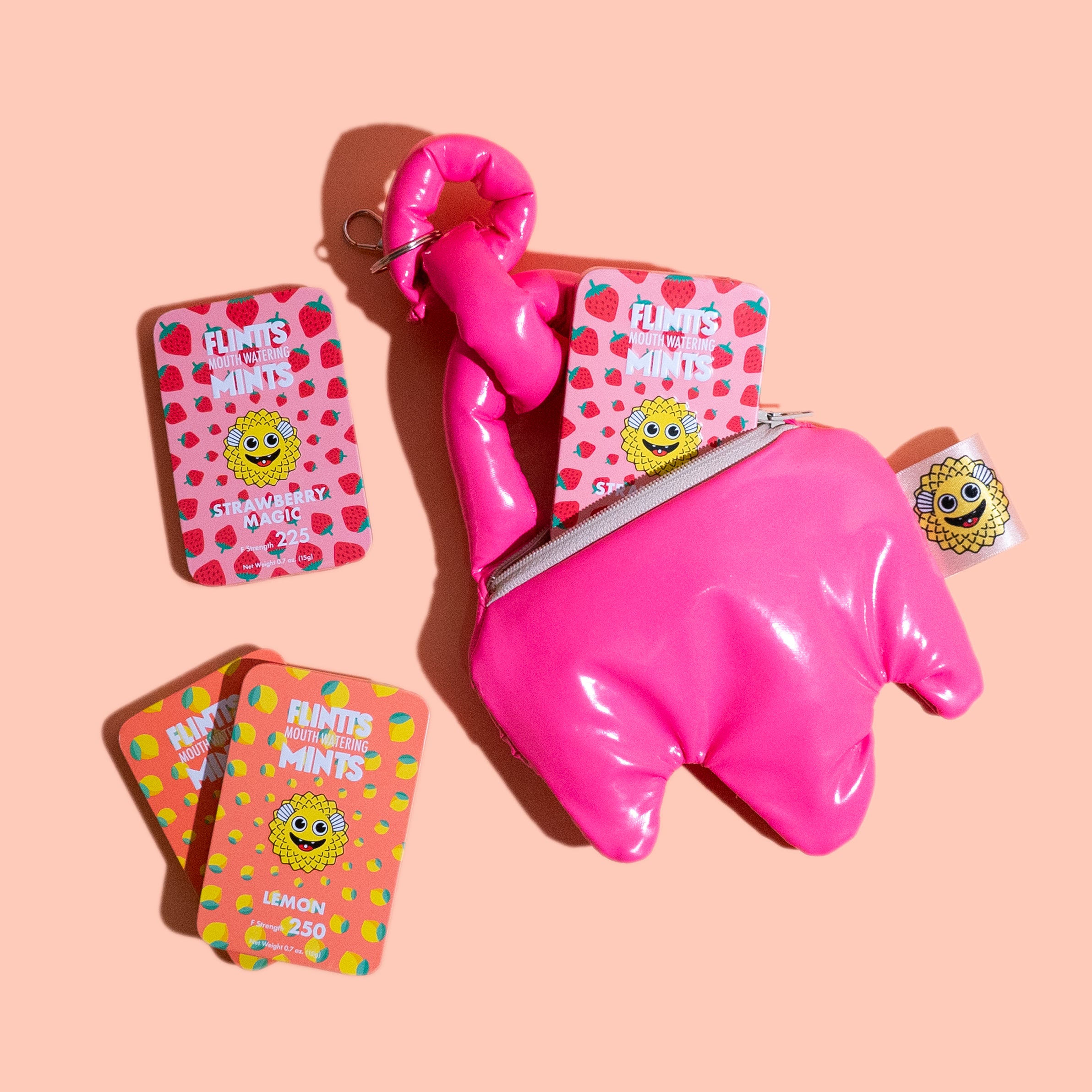 Icy Pink Lemonade Bag Charm Bundle