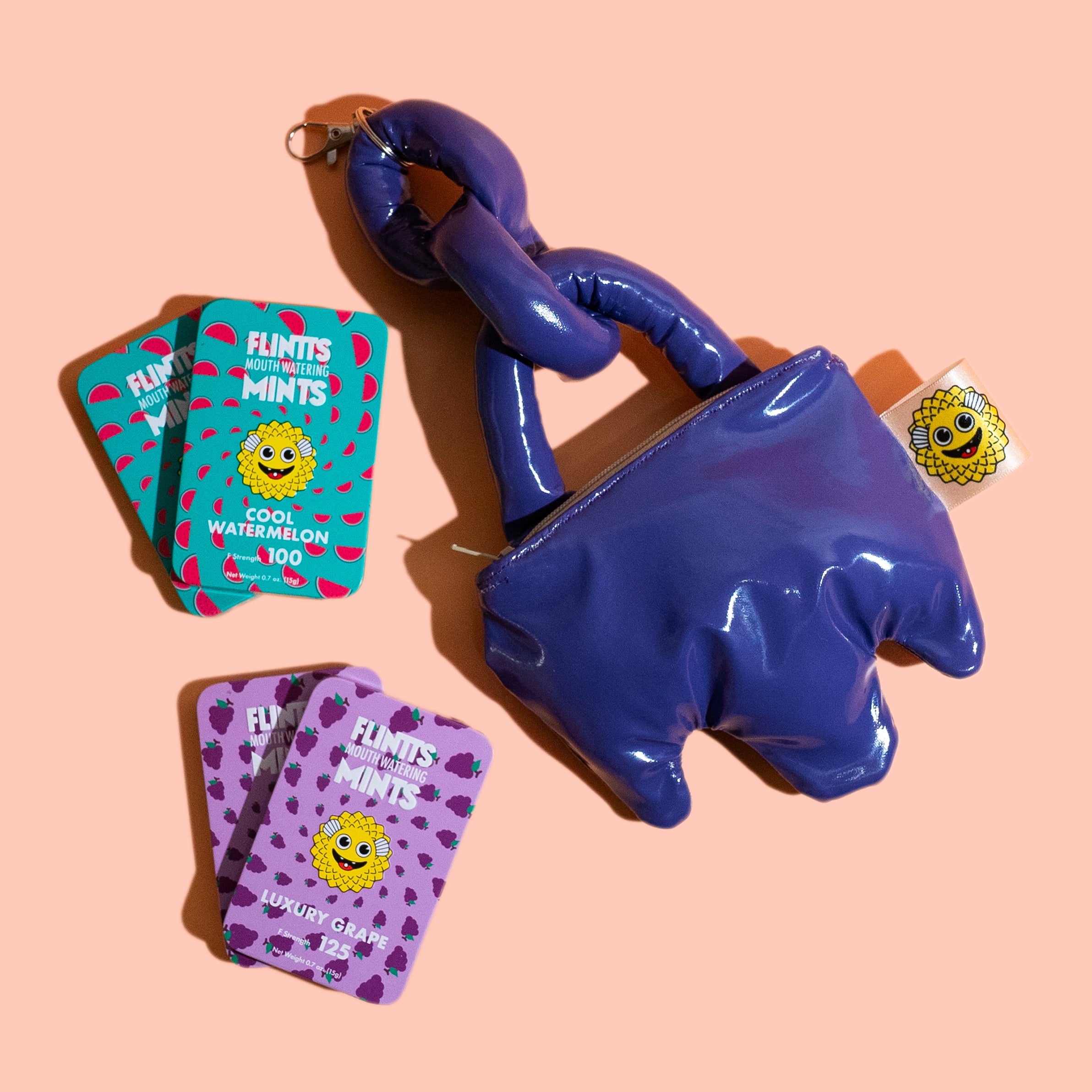 Wet Purple Bag Charm Bundle