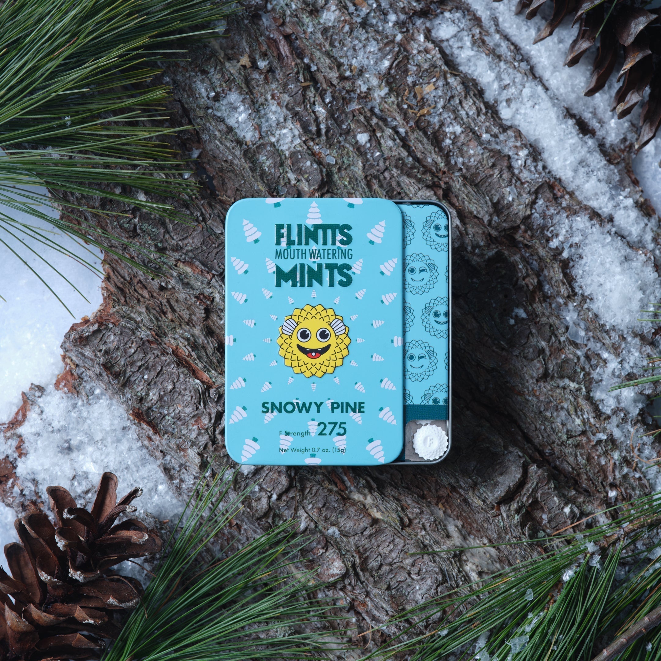 4 Pack Snowy Pine