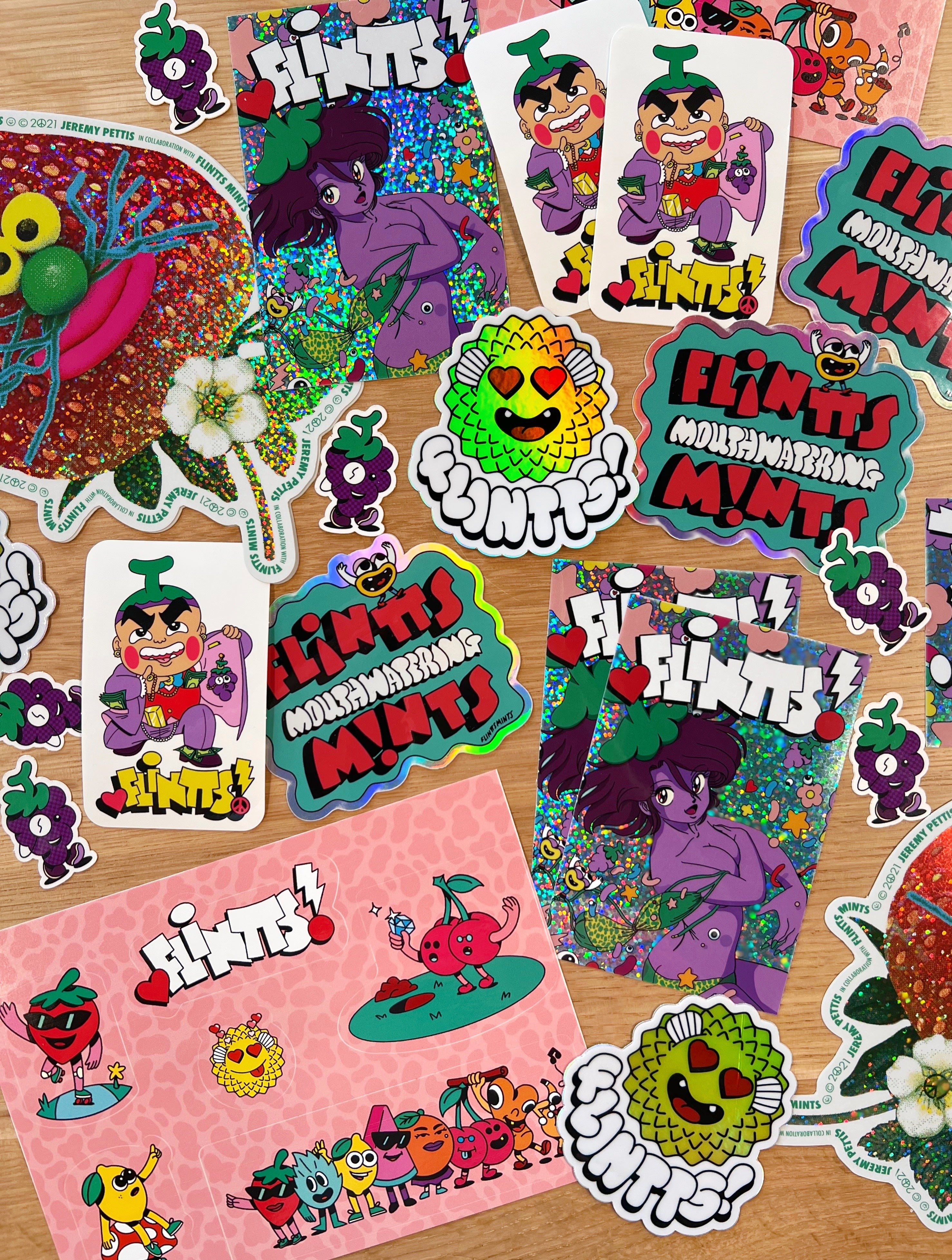 Flintts Mystery Sticker Pack